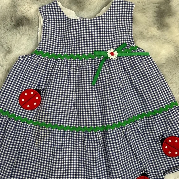 Chantilly place girls ladybug dress - Picture 3 of 5
